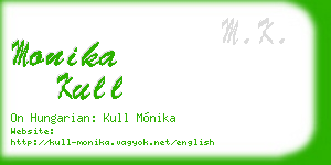 monika kull business card